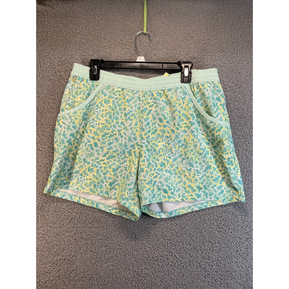 Columbia Shorts Womens Large White Multi Floral Performance